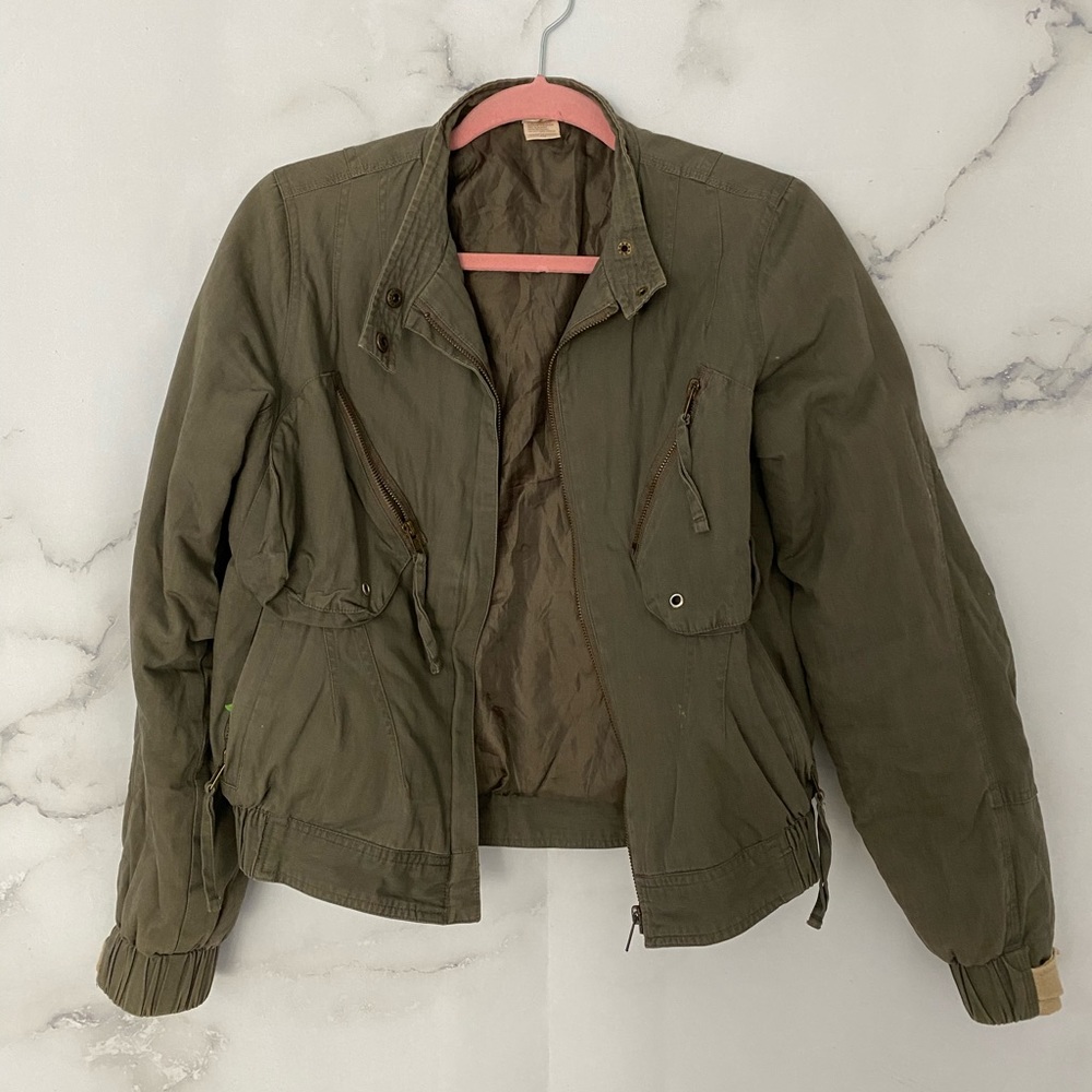Army/Olive green bomber jacket
